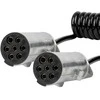 Spiralinis kabelis sunkvežimio priekabai 2x 7 kontaktų N tipo 5m 24v amio-04379