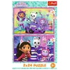Trefl Dėlionė 2x24 vnt. - Gabby's Dollhouse
