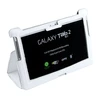 QUER Baltas dėklas, skirtas Samsung Galaxy Tab P5100 (natūrali oda)