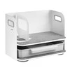 Desk organizer with drawer Ergo Office, baltas, max. 10kg, ER-440