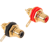 RCA lizdo auksinis mazgas HQ Cabletech