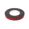 Dvipusė juosta REBEL (1 mm x 15 mm x 10 m) - juoda