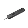 Rebel elektros tinklo ilgintuvas 5 lizdai su jungikliu 3m - 3x1.5mm