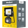 LED prožektorius 10W Rebel su prieblandos ir judesio jutikliu, 6500K, 230V