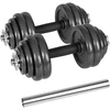 REBEL ACTIVE reguliuojamo svorio hanteliai dėkle, 30 kg, su štanga