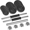 REBEL ACTIVE Adjustable dumbbells in a case 15 kg with a bar
