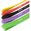 TPE mankštos juostų rinkinys - Power Band PTs-1, 4-55 kg, 5 TPE juostos, REBEL ACTIVE