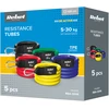 Atsparumo juostų rinkinys pratimams - Power Tube Set, 5-30 kg, 5 juostos, REBEL ACTIVE