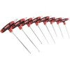Torx raktų rinkinys su T formos rankena, 8 vnt. AMIO-04827