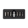 Zestaw Rinkinys „Torx“ apsauginių antgalių rinkinys, t20-t55, 7 dalių, s2 proline