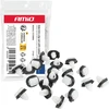 Rinkinys spinek listwy bocznej su gumową uszczelką ? 8 mm 17 mm 20szt. amio-05046