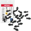 Rinkinys spinek listwy progowej 14/8 mm 20szt. amio-05039