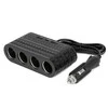 Keturių lizdų prailgintojas su įkrovikliu 2x USB-A + 1x USB-C 12/24V 120W 80 cm AMIO-04367