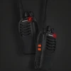 2x racijos + ausinės „Baofeng BF888S PMR“ ilgo nuotolio