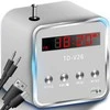 Głośnik Garsiakalbis Belaidis nešiojamas mini FM radijas LED garsiakalbis -E249