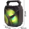 RTO Garsiakalbis przenośny bluetooth belaidis boombox rgb usb tf card aux 400w