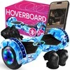 Hoverboard 8 colių elektrinė riedlentė su LED plokšte ir garsiakalbių apsaugomis ER033