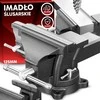 RTO Imadło stołowe obrotowe ślusarskie żeliwne 125 mm szczęki małe su kowadłem - o649