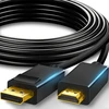 RTO Kabelis przejściówka hdmi displayport adapter 2.0 paauksuotas 1,8 m 4k/60hz