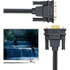 RTO Kabelis przewód dvi-i do vga d-sub dvi 24+5 dual link do monitora 140cm