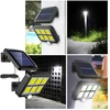 RTO Lampa solarna 120 LED sodo gatvės lempa su judesio jutikliu ir sutemos jutikliu IP67 -e865