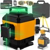 RTO lazerinis krzyżowy poziomica laserowa statyw 4d 16 linii 25m dėklas 2xaku