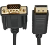 Planšetė RTO Przejściówka adapter displayport do vga konwerter -e375