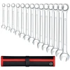RTO Rinkinys plokščių dvikilpių veržliarakčių / combination spanner set