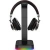 RTO Stojak uchwyt na ausinės oświetlenie rgb hub usb