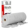 Mikropluošto šluostės ritinėlyje 30×30 cm, 120 gsm, 50 vnt. AMIO-03974