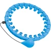 Smart Hula Hop liekninamasis lankas su kniedėmis ir svarmenimis, 50 cm, mėlynas, REBEL ACTIVE