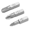 Stanley Antgaliai wkrętarskie - pozidriv pz1,2,3/25 (3 vnt..)