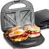 Sumuštinių keptuvas RTO Keptuvas toster sumuštinių ceramiczny do chrupiących tostów sandwich 750 w