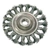 Šepetys šlifavimo plieno 100mm M14 sukto plauko PROLINE