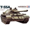 Tamiya T-55A rusiškas vidutinis tankas 1/35 plastikinis modelis