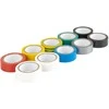 Spalvotos izoliacinės juostos, 10 vnt. rinkinys, 18 mm x 5,5 m x 0,13 mm, amio-04846