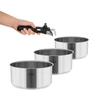 Puodų rinkinys su nuimama rankena TEESA COOK EXPERT SINGLE HAND