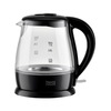 TEESA elektrinis virdulys, stiklas, 1650 W, juodas, 1 L