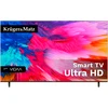 Kruger &amp; Matz Televizorius KrugerMatz 50 colių UHD išmanusis DVB-T2/S2 H.265 Hevc VIDAA televizorius