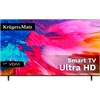 Kruger &amp; Matz Televizorius „KrugerMatz“ 55 colių UHD išmanusis DVB-T2/S2 H.265 Hevc televizorius