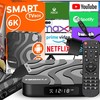 Televizorius RTO Smart tv box android 9 64bit 6k wifi 802.11n hdr + pilot wejście lan - e128