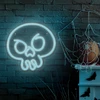 TelForceone Neoninis PLEXI LED GRAFFITI SKULL turkio spalvos FPNE15"Forever" šviesiai