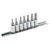 Torx Antgalių Rinkinys TOPEX 39D378 (7 vnt., T10-T40, 1/4"