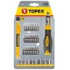 Topex Atsuktuvo antgaliai su rankena, rinkinyje 34 vnt.