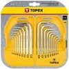 Klucze Šešiakampiai ir „Torx“ raktai, 18 vnt. rinkinys