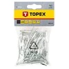 Kniedės aliuminės 50vnt. Topex | 4,8x14,5mm