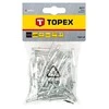 Kniedės aliuminės Topex 4x12,5mm