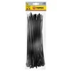 Užveržimo dirželiai TOPEX 3,6mm x 300mm 100vnt. Juodi