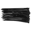 Užveržimo dirželiai TOPEX 4,8mm x 200mm, 75 vnt., Juodi