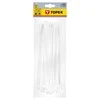 Užveržimo dirželiai TOPEX 4,8mmx200mm 75vnt. Balti